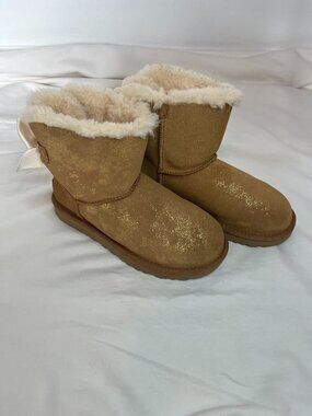UGG Mini Bailey Bow II Boots Chestnut Colorway